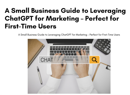 How small Businesses can use ChatGPT